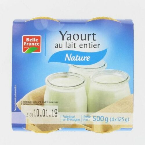 Yaourt Nature 0 % en Pot Verre de Malo de Malo